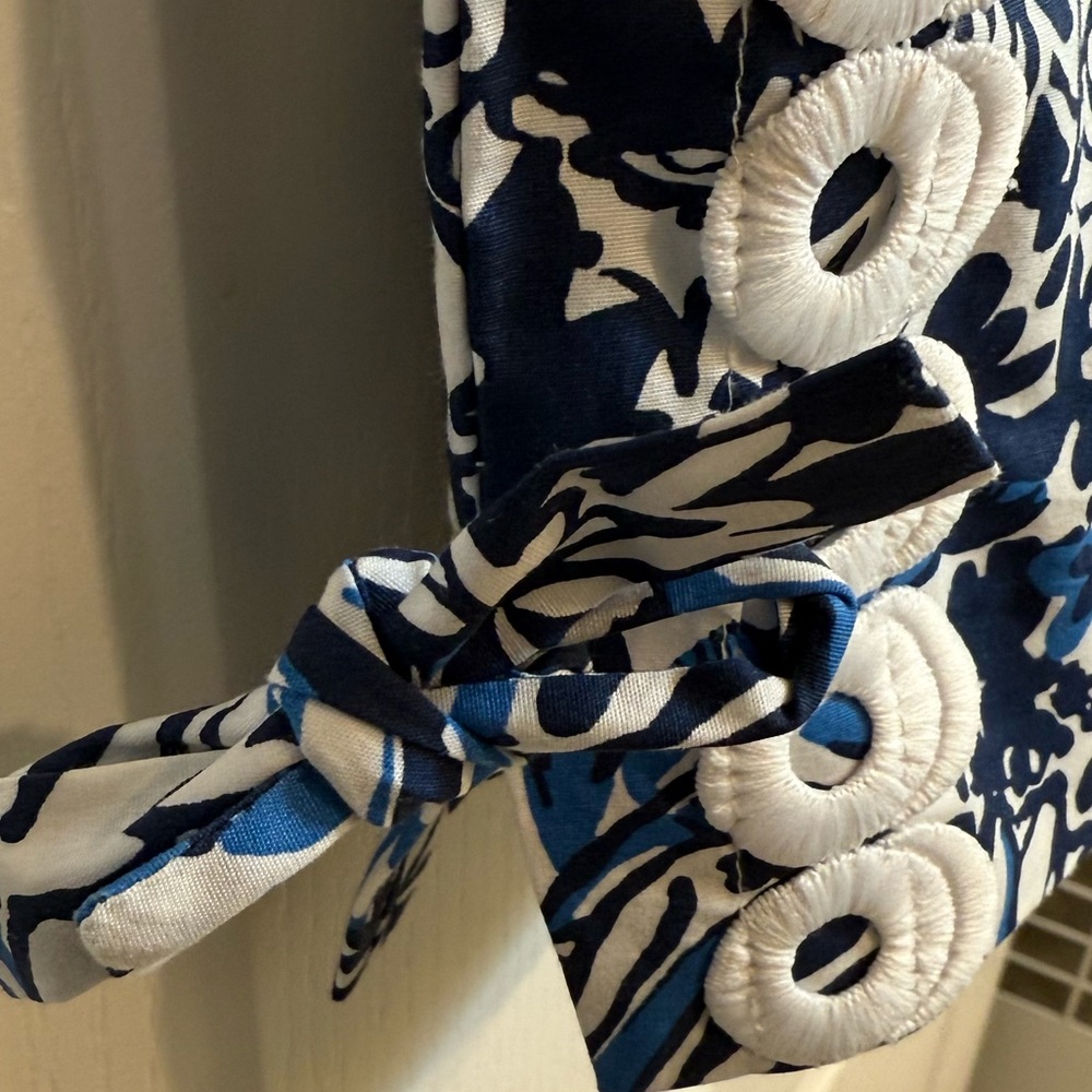 Lilly Pulitzer Blue Halter Sheath Mini Dress - Picture 7 of 9
